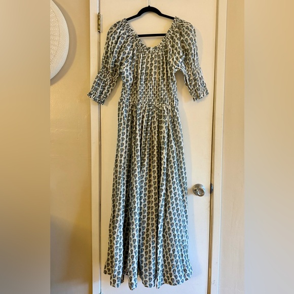 Doen Ischia Dress in Sea Salt Paisley - Picture 4 of 7